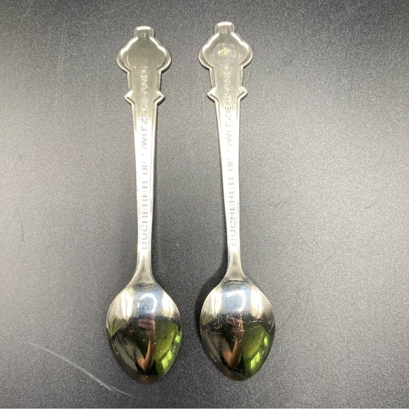 Set Of 2 Rolex Lucerne Bucherer Of Switzerland Collector Spoons - Picture 5 of 5